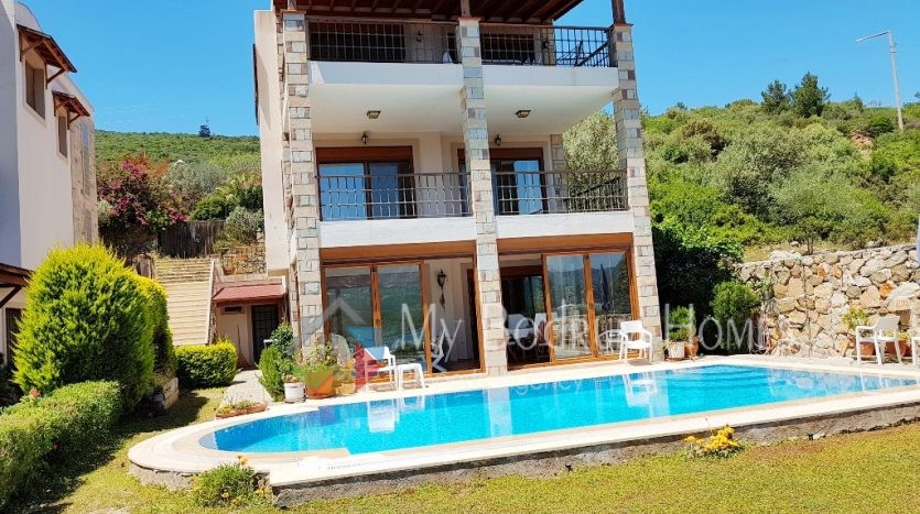 For Sale Villa with swimming pool in Bodrum Torba